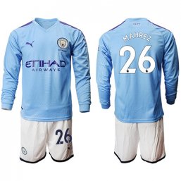 Manchester City Manga larga Camiseta de la 1ª equipación 2019/20 #26 MAHREZ