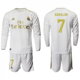 Real Madrid Manga larga Camiseta de la 1ª equipación 2019/20 #7 RONALDO