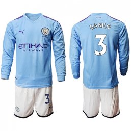 Manchester City Manga larga Camiseta de la 1ª equipación 2019/20 #3 DANILO