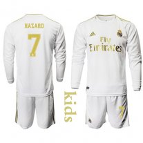 Real Madrid Manga larga Camiseta de la 1ª equipación 2019/20 Niños #7 HAZARD