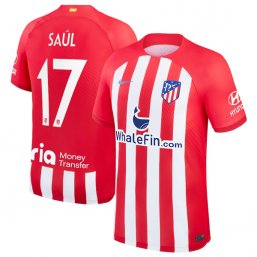 Niños Camiseta Atletico Madrid 2023/2024 de 1ª EQUIPACIÓN #17 Saul