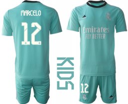 Niños Camiseta Real Madrid 2021/2022 de 3ª EQUIPACIÓN #12 MARCELO