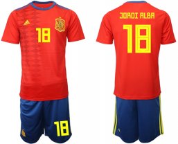 Camiseta España Jordi Alba 1ª Equipacion 2019/20