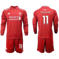 Liverpool Manga larga Camiseta de la 1ª equipación 18/19 #11 M.SALAH