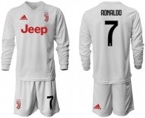 Juventus DE LA 2ª mangas largas blancas 19/20 #7 RONALDO