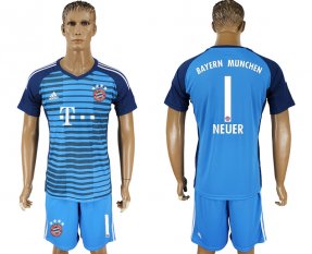 Camiseta de fútbol Bayern Munich lago azul portero 19/20 #1 NEUER