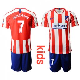 Camiseta Atletico Madrid 1ª Equipación 2019/20 Niños #7 GRIEZMANN