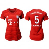 adidas Bayern Munich Camiseta de la 1ª equipación 19/20 #5 HUMMELS Mujer