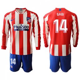 Camiseta Atletico Madrid 1ª Manga larga Equipación 19/20 #14 GABI