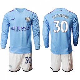 Manchester City Manga larga Camiseta de la 1ª equipación 2019/20 #30 OTAMENDI