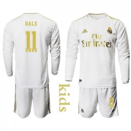 Real Madrid Manga larga Camiseta de la 1ª equipación 2019/20 Niños #11 BALE