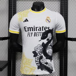 Real Madrid CAMISETA de la serpiente EQUIPACIÓN 24-25 VERSIÓN JUGADOR