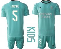 Niños Camiseta Real Madrid 2021/2022 de 3ª EQUIPACIÓN #5 VARANE