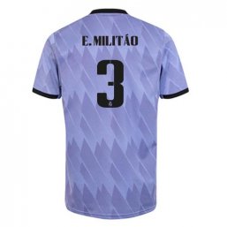 Niños Camiseta Real Madrid 2022/2023 de 2ª EQUIPACIÓN #3 E.Militao