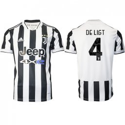 2021/2022 Juventus Camiseta de la 1ª equipación #4 DE LIGT