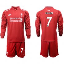 Liverpool Manga larga Camiseta de la 1ª equipación 18/19 #7 MILNER