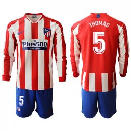 Camiseta Atletico Madrid 1ª Manga larga Equipación 19/20 #5 THOMAS