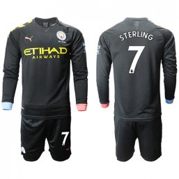 Manchester City Manga larga Camiseta de la 2ª equipación 2019/20 #7 STERLING