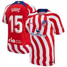 Niños Camiseta Atletico Madrid 2022/2023 de 1ª EQUIPACIÓN #15 Savic