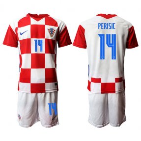 Croacia CAMISETAS DE la 1ª FÚTBOL 2020/2021 #14 PERISIC