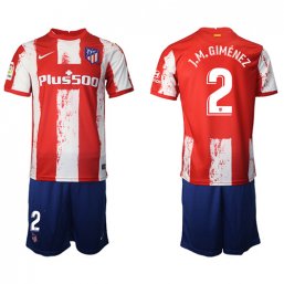 Camiseta de Atletico Madrid 1ª Equipación 2021/2022 #2 J.M.GIMENEZ