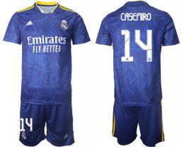 Camiseta Real Madrid 2021/2022 de 2ª EQUIPACIÓN #14 CASEMIRO