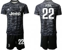 Juventus Camiseta de la Negro equipación 19/20 Portero #22 PERIN