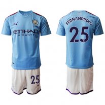 Camiseta Manchester City 2019/20 1ª EQUIPACIÓN #25 FERNANDINHO