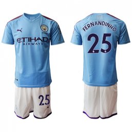 Camiseta Manchester City 2019/20 1ª EQUIPACIÓN #25 FERNANDINHO