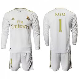 Real Madrid Manga larga Camiseta de la 1ª equipación 2019/20 #1 NAVAS