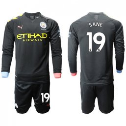 Manchester City Manga larga Camiseta de la 2ª equipación 2019/20 #19 SANE