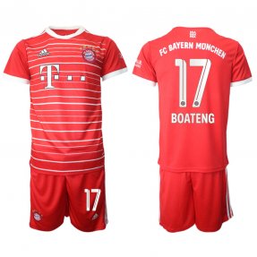 Niños Camiseta Bayern Munich 2022/2023 de 1ª EQUIPACIÓN #17 BOATENG