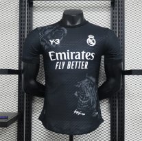 Real Madrid CAMISETA de la Y-3 Negro EQUIPACIÓN 24-25 VERSIÓN JUGADOR