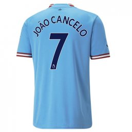 Niños Camiseta Manchester City 2022/2023 de 1ª EQUIPACIÓN #7 JOAO CANCELO