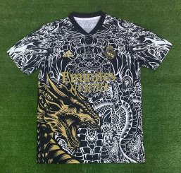 Real Madrid CAMISETA de la dragón de oro negro EQUIPACIÓN 23-24