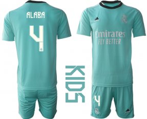 Niños Camiseta Real Madrid 2021/2022 de 3ª EQUIPACIÓN #4 ALABA