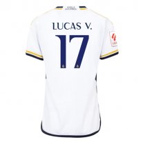 Niños Camiseta Real Madrid 2023/2024 de 1ª EQUIPACIÓN #17 Lucas V.