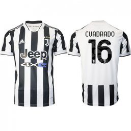 2021/2022 Juventus Camiseta de la 1ª equipación #16 CUADRADO