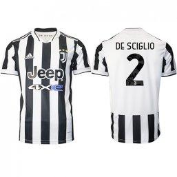 2021/2022 Juventus Camiseta de la 1ª equipación #2 DE SCIGLIO