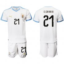 Uruguay 2018 2ª EQUIPACIÓN CAMISETAS DE FÚTBOL #21 E.CAVANI