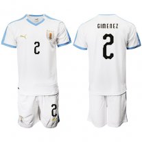 Uruguay 2018 2ª EQUIPACIÓN CAMISETAS DE FÚTBOL #2 GIMENEZ