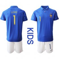 Camiseta de fútbol de Francia 2019/20 Niños #1 LLORIS