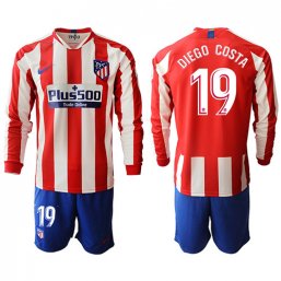 Camiseta Atletico Madrid 1ª Manga larga Equipación 19/20 #19 DIEGO COSTA