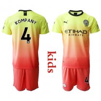 Camiseta Manchester City 2019/20 3ª EQUIPACIÓN #4 KOMPANY Niños