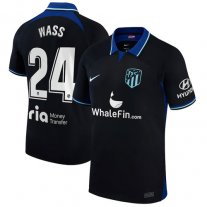 Niños Camiseta Atletico Madrid 2022/2023 de 2ª EQUIPACIÓN #24 Wass