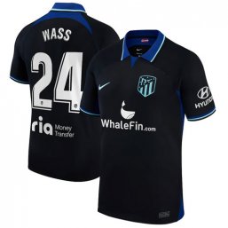 Camiseta Atletico Madrid 2022/2023 de 2ª EQUIPACIÓN #24 Wass