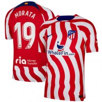 Niños Camiseta Atletico Madrid 2022/2023 de 1ª EQUIPACIÓN #19 Morata