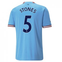 Niños Camiseta Manchester City 2022/2023 de 1ª EQUIPACIÓN #5 STONES