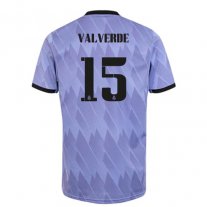 Niños Camiseta Real Madrid 2022/2023 de 2ª EQUIPACIÓN #15 VALVERDE