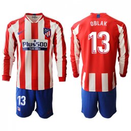 Camiseta Atletico Madrid 1ª Manga larga Equipación 19/20 #13 OBLAK